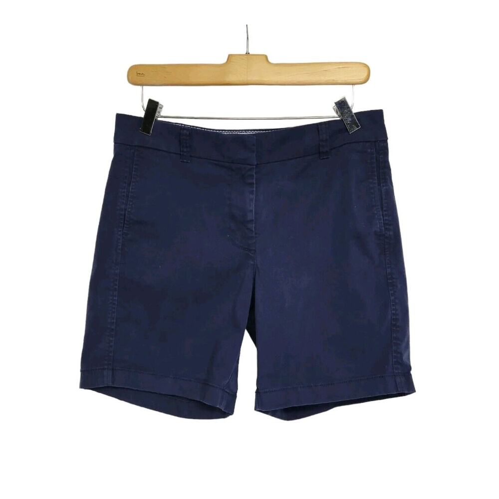 J. Crew Blue Bermudas Versatile Cotton Blend